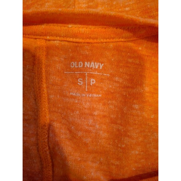 Old Navy Sleeveless Tank Top Linen Blend Womens Small Orange Casual Summer - Picture 5 of 8